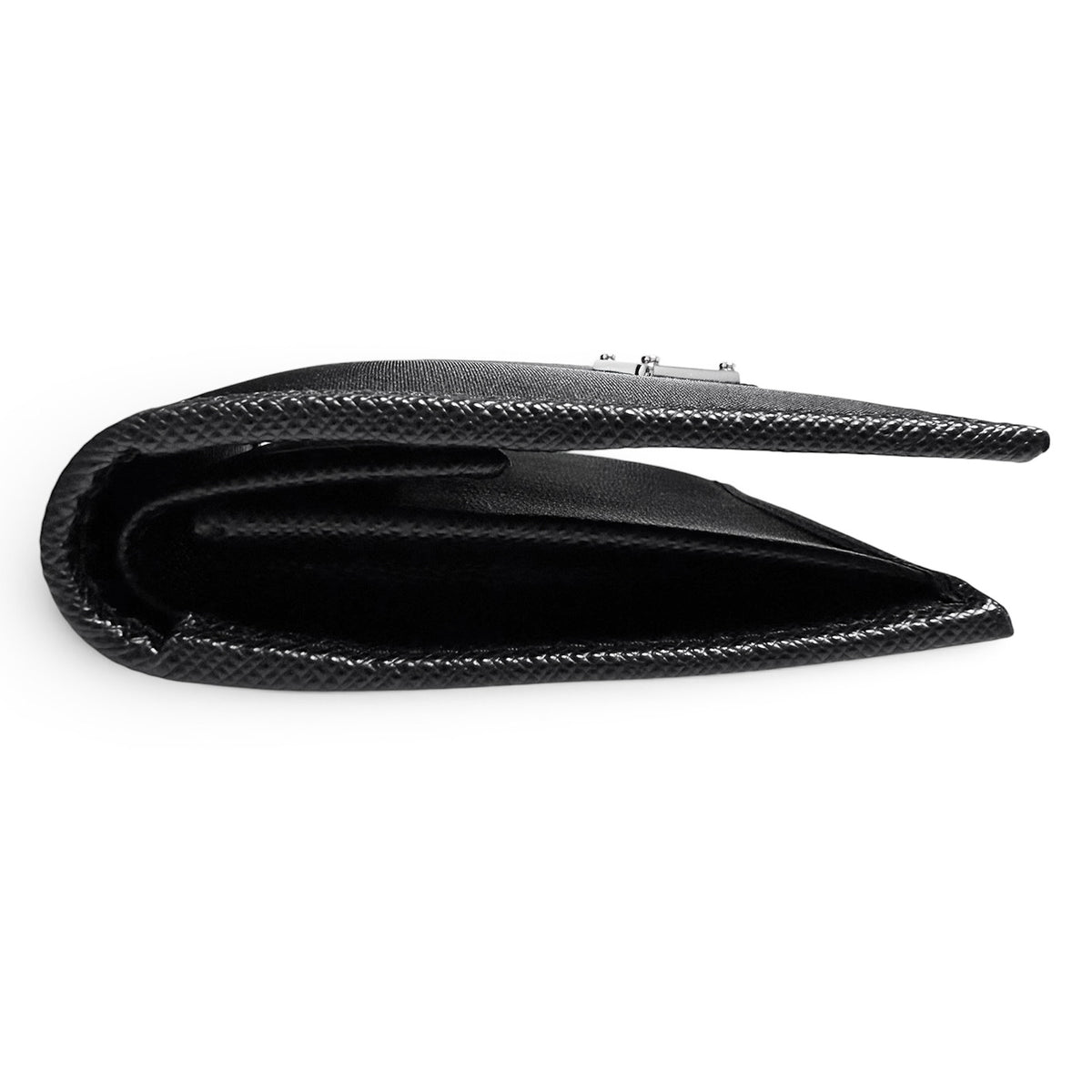 【新品・未使用品】プラダ PRADA 二つ折り 財布 コンパクト ウォレット ナイロン レザー ブラック 黒 三角 ロゴ プレート 1MV204 箱付