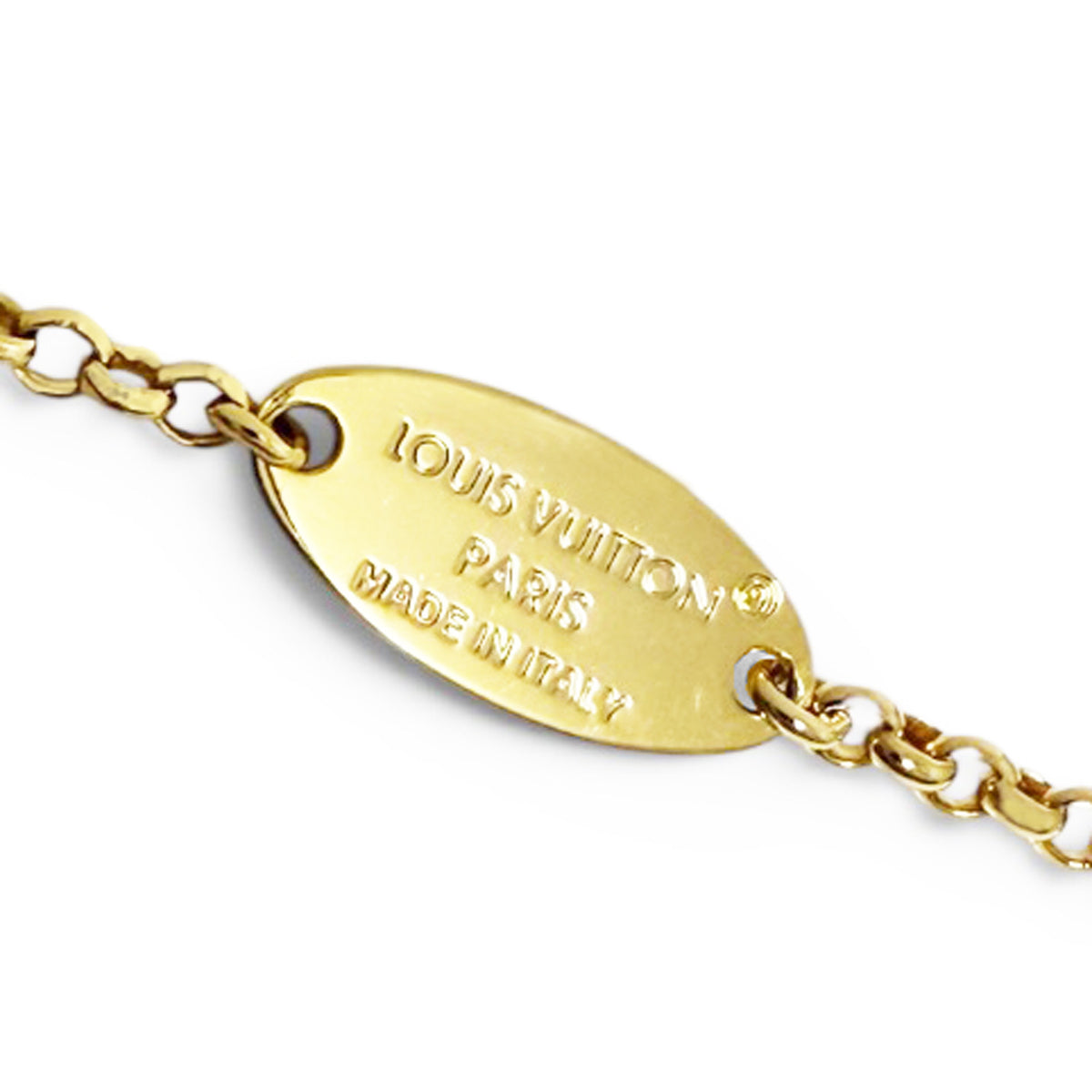 【未使用・保管品】ルイ ヴィトン LOUIS VUITTON ネックレス フラワー レディ ゴールド LV ラインストーン M01845 レディース 現行 箱付