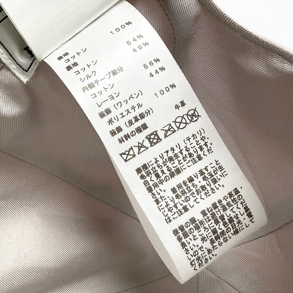 【未使用・保管品】エルメス HERMES セレナ リフト キャスケット ベースボール キャップ 帽子 58 コットン ピンク