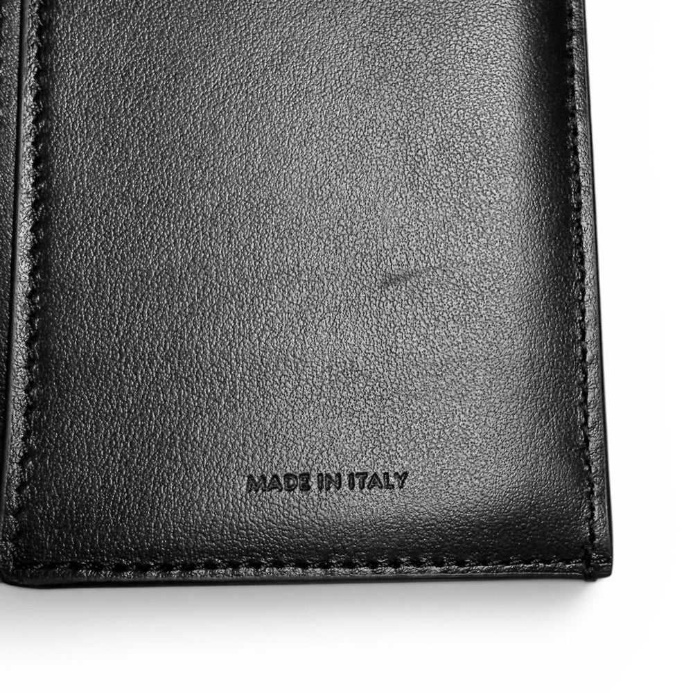 【未使用・展示品】セリーヌ CELINE バーティカル ウォレット 二つ折り 長財布 コイン ケース カード レザー ブラック 黒 10C863BEN 箱付