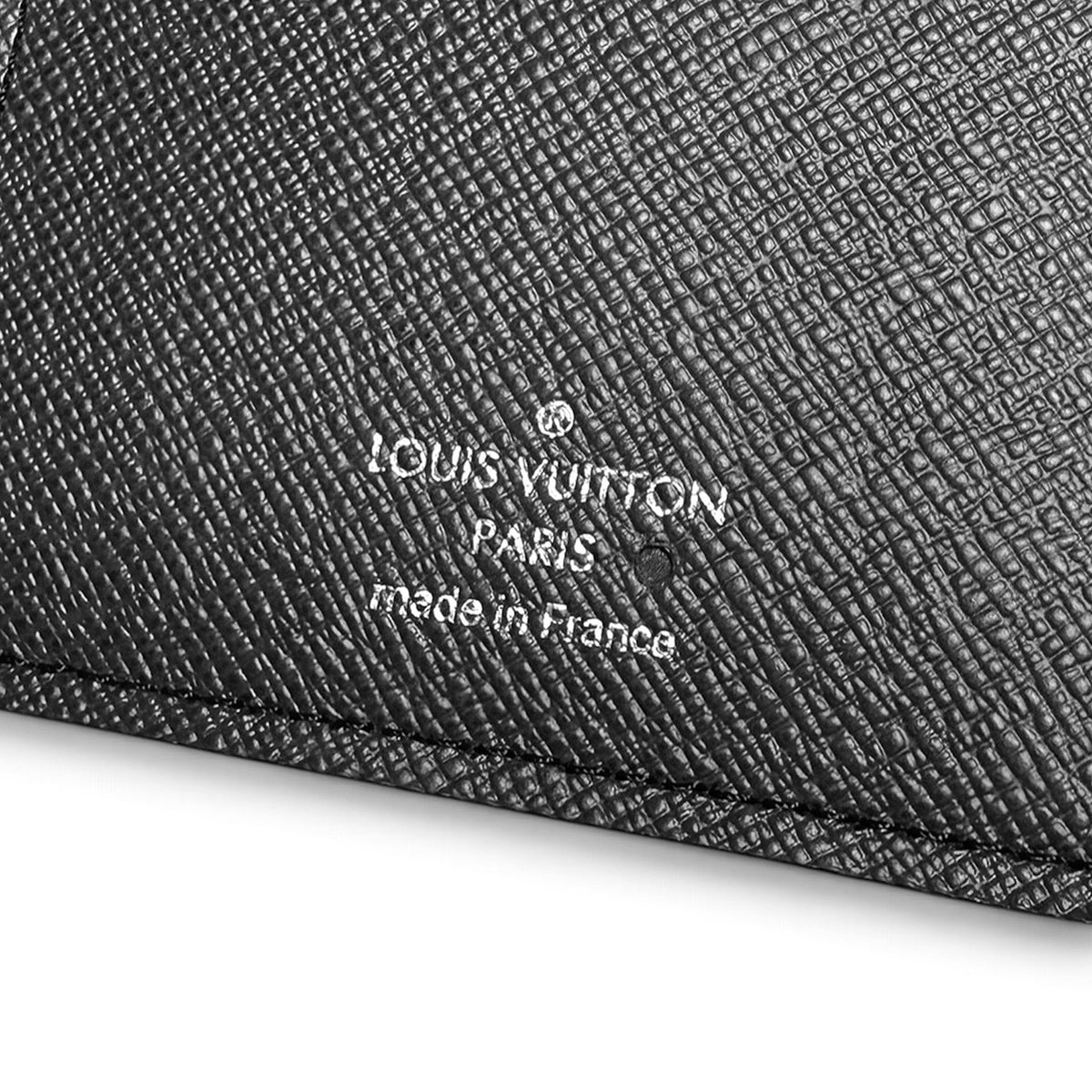 【未使用・保管品】ルイ ヴィトン LOUIS VUITTON ポルトフォイユ ブラザ 二つ折り長財布 コイン カード ケース タイガ ブラック 黒 M64012