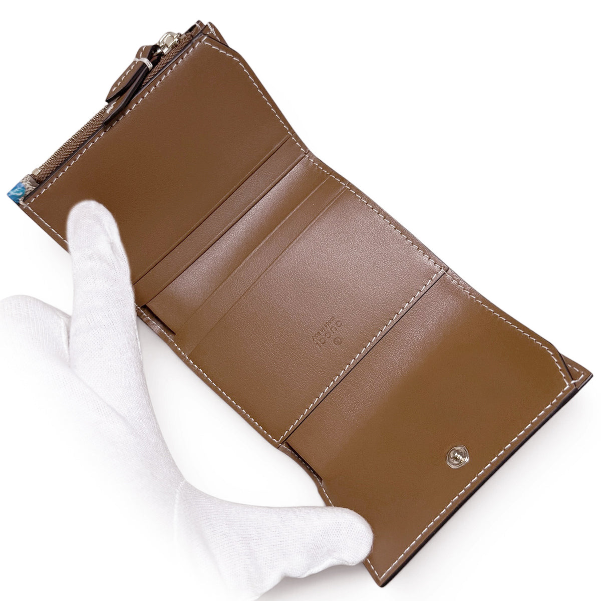 【新品・未使用品】グッチ GUCCI GGスプリーム 三つ折り財布 くま クマ コンパクト ウォレット コイン カード ケース 茶 ブラウン 838901