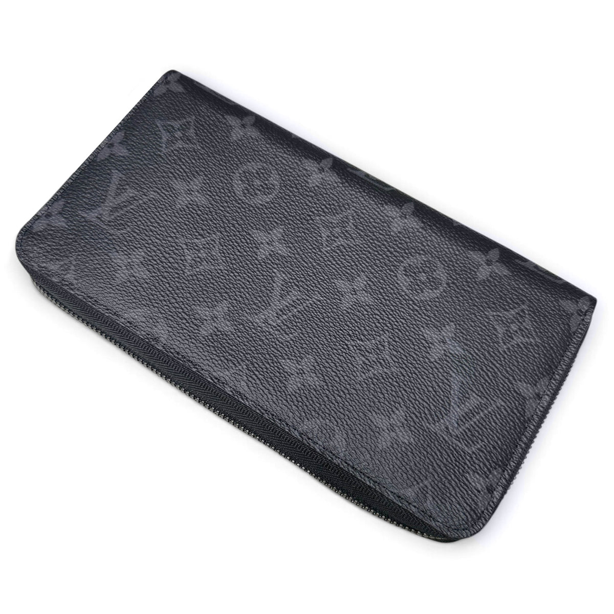 【美品】ルイ ヴィトン LOUIS VUITTON ジッピー オーガナイザー NM 長財布 コイン カード ケース モノグラム エクリプス ブラック M82081