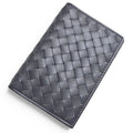 【未使用・保管品】ボッテガ ヴェネタ BOTTEGA VENETA カードケース 定期 イントレチャート レザー パスケース ビジネス グレー 箱付