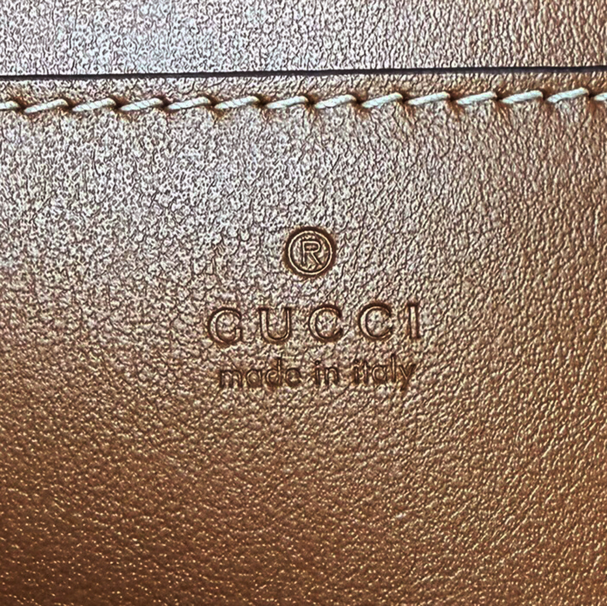 【新品・未使用品】グッチ GUCCI GGスプリーム 三つ折り財布 くま クマ コンパクト ウォレット コイン カード ケース 茶 ブラウン 838901