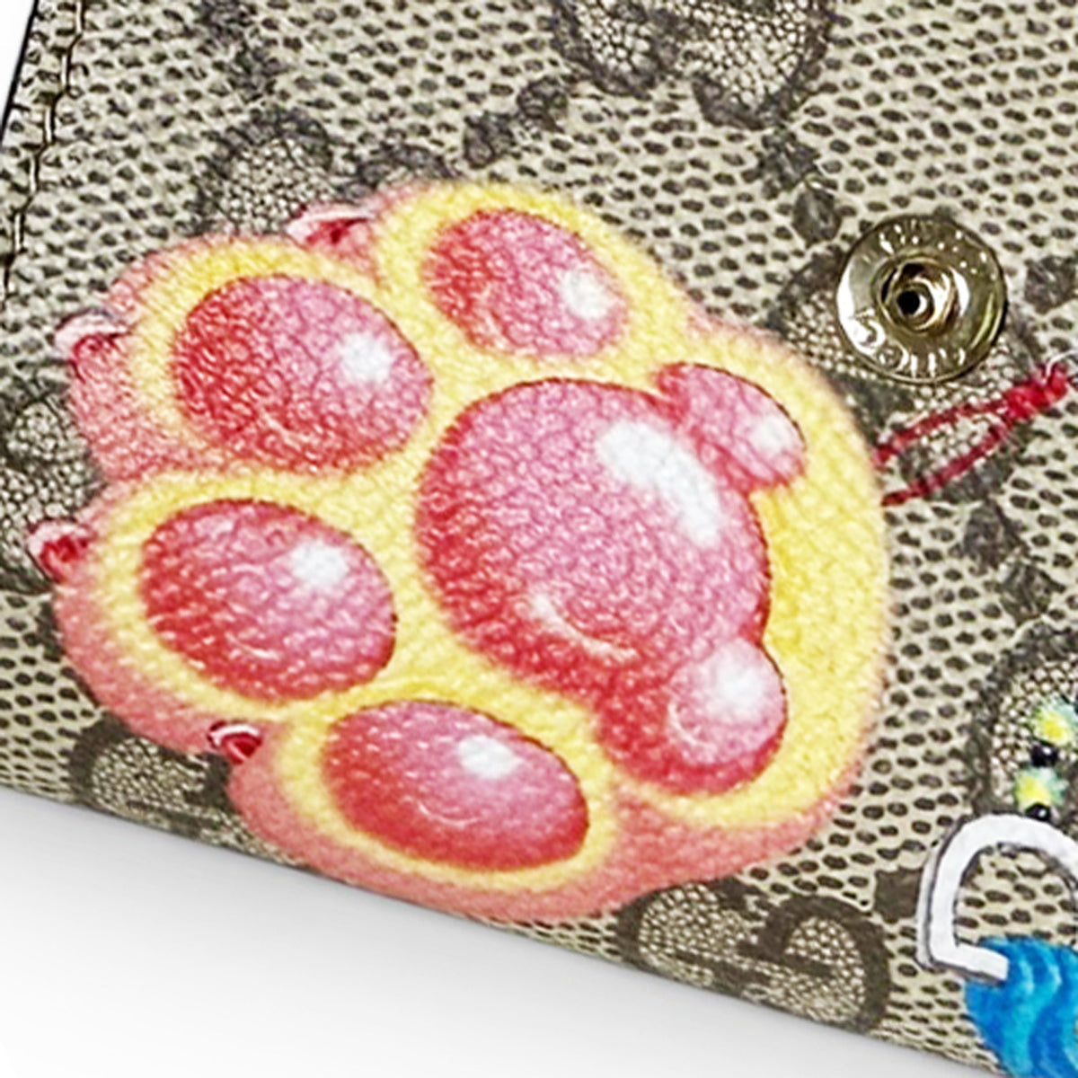 【新品・未使用品】グッチ GUCCI GGスプリーム 三つ折り財布 くま クマ コンパクト ウォレット コイン カード ケース 茶 ブラウン 838901