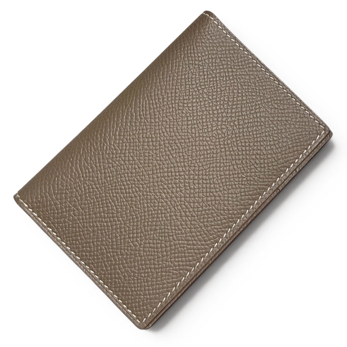 【未使用・保管品】エルメス HERMES MC2 ユークリッド カードケース 名刺入れ パスケース エプソン レザー エトゥープ ベージュ B刻 箱付
