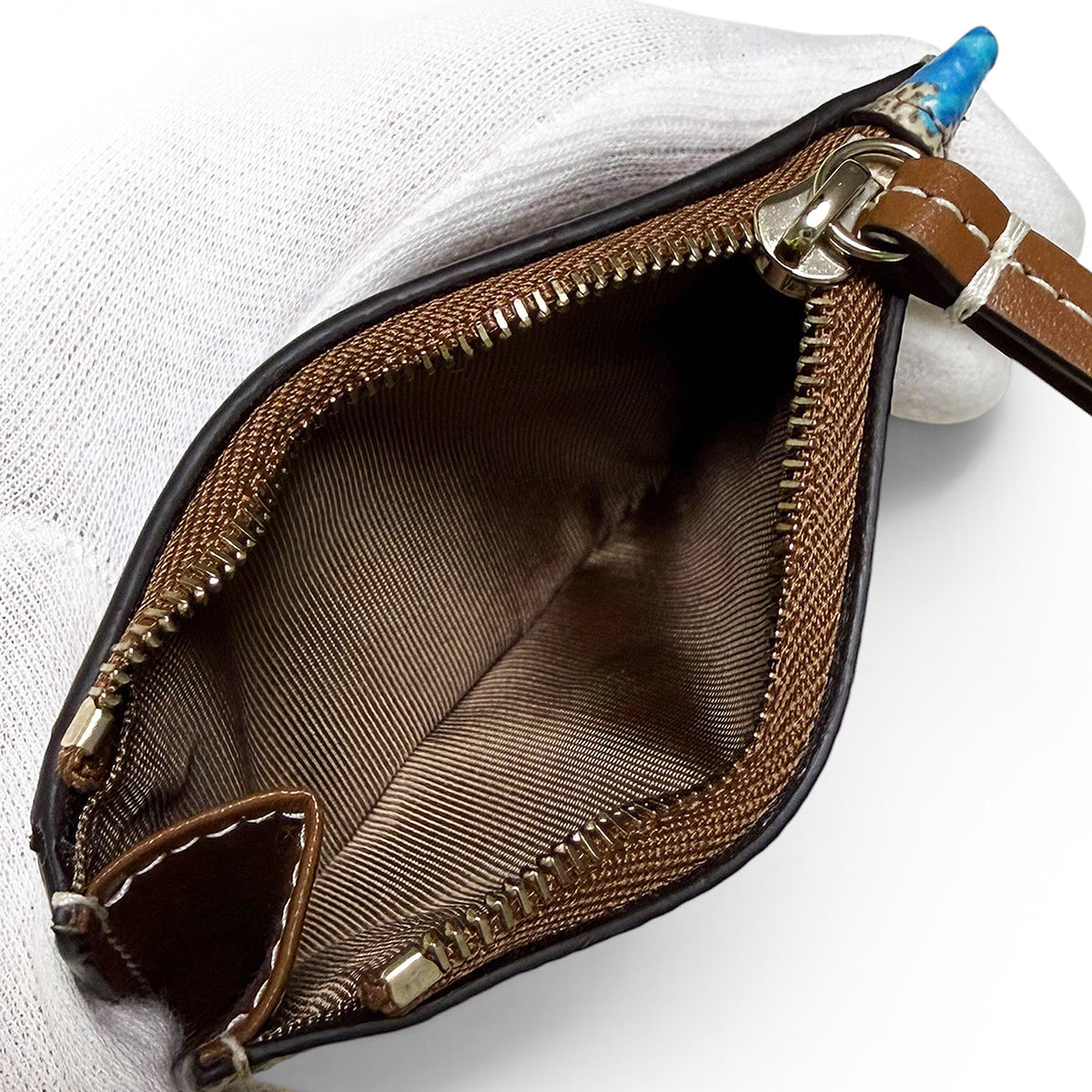 【新品・未使用品】グッチ GUCCI GGスプリーム 三つ折り財布 くま クマ コンパクト ウォレット コイン カード ケース 茶 ブラウン 838901