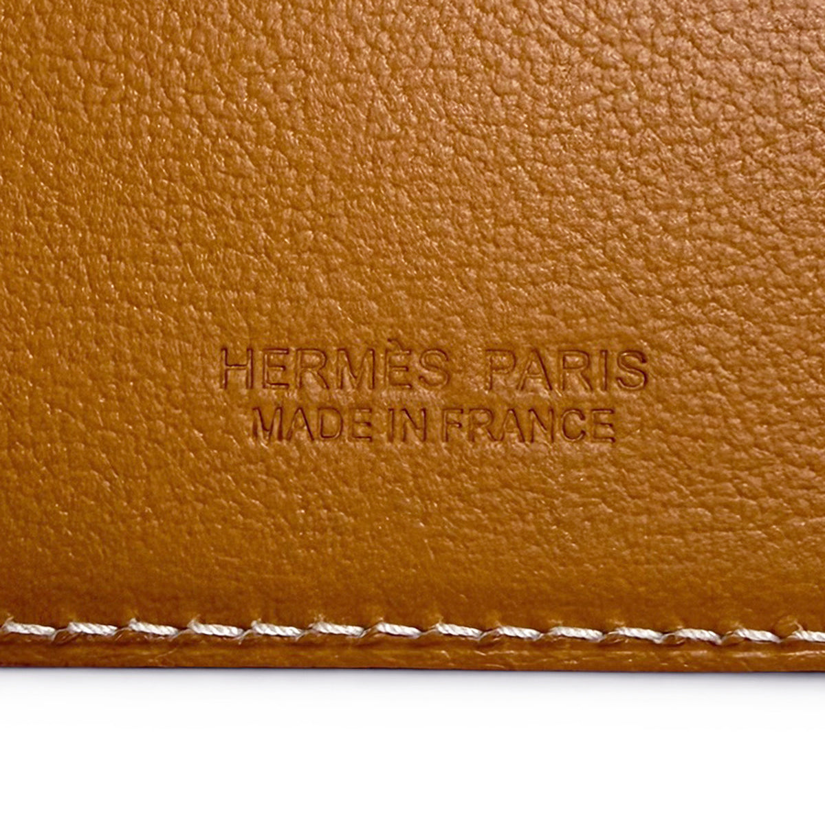 【未使用・保管品】エルメス HERMES MagSafe マグセーフ エマン カードケース パスケース 定期入れ スイフト ゴールド 茶 ブラウン W刻印