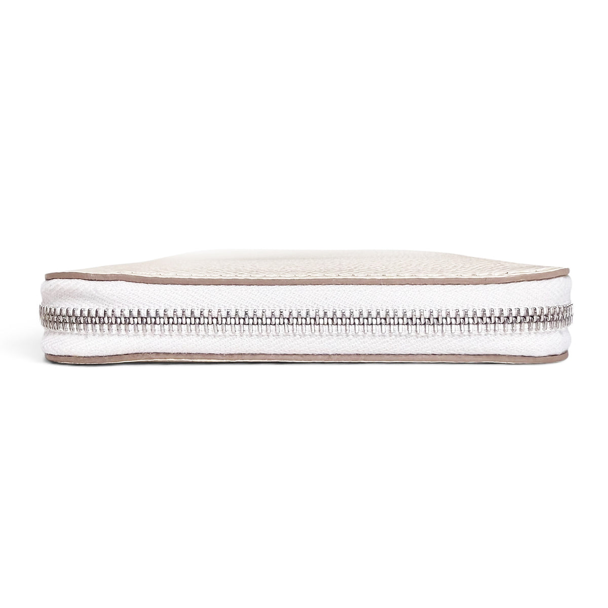 【未使用・保管品】エルメス HERMES アザップ ロング シルク イン 長財布 コイン カード ケース エクスリブリス クレ オフホワイト ピンク